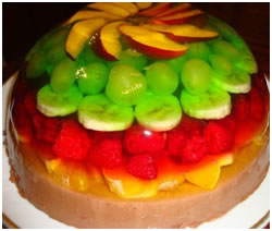 Рецепт желейного торта с фруктами