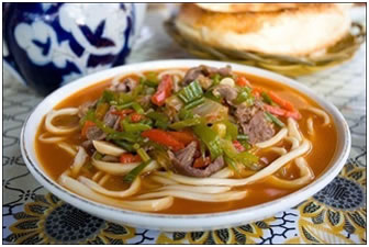Лагман. Узбекский густой суп