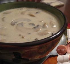 Грибной суп с сметаной