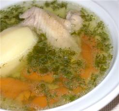 Картофельный суп с курицей. Рецепт