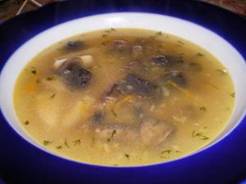 Картофельно-грибной суп 