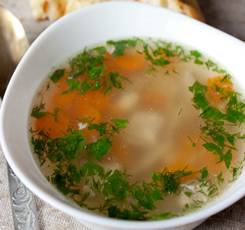 Рецепт вермишелевого супа с курицей