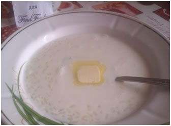 Приготовление молочного супа с рисом