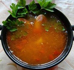Острый китайский суп. Рецепт