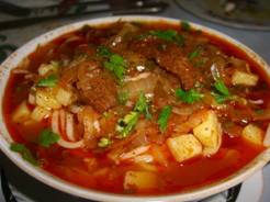 Узбекский мясной суп