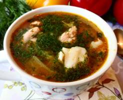 Рыбный суп с овощами. Рецепт
