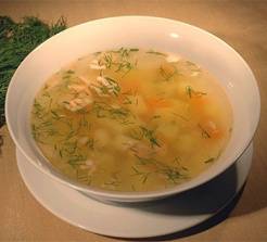 Суп из брюшек семги Рецепт