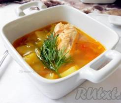 Суп из филе семги. Рецепт