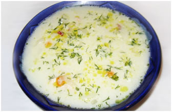 Рецепт сырного супа с копченостями