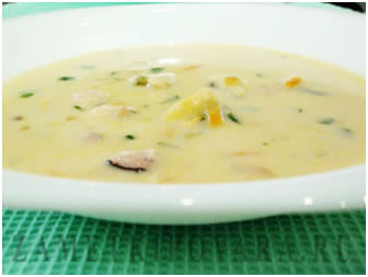 Суп сырный с морепродуктами рецепт