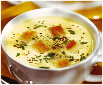 Сырный суп с пармезаном