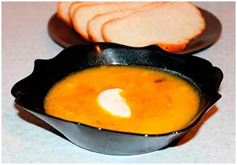 Сырный суп на воде
