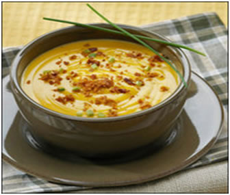 Вкусный сырный суп