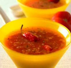 Индийский томатный суп. Рецепт